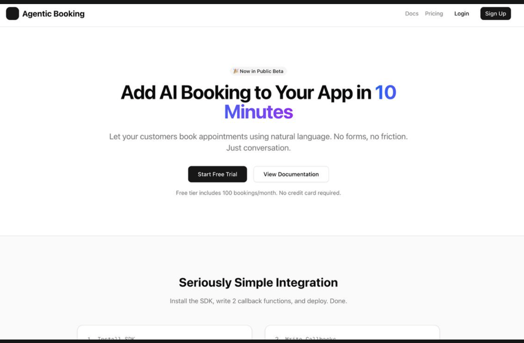 Agentic Booking SDK